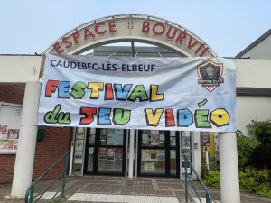 Entrée Espace Bourvil Festival du Jeu Vidéo de Caudebec-lès-Elbeuf